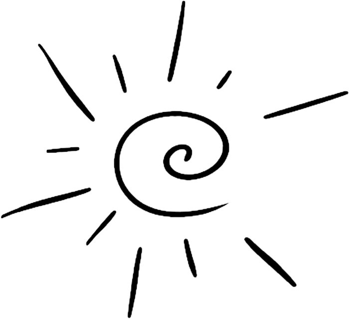 The Paseos Del Sol sun mark on its own